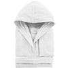 Giosal Accappatoio Unisex con Cappuccio e Tasche in Morbida Spugna Ultra Assorbente 270GSM Tinta Unita Disponibile in Vari Colori e Misure (IT, Testo, M, Regular, Regular, Bianco)