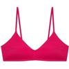 YAMAMAY - Bikini Parte Alta, Modello Bralette Senza Ferretto, Imbottitura Removibile, Donna, Essentials, Magenta, monocromo