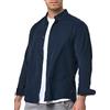 Indicode Uomini Ryan Shirt | Camicia in Velluto a Coste di Cotone Navy L