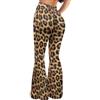 ELEDIZI Leggings svasati da donna, pantaloni della tuta da donna, Stampa leopardata, XL