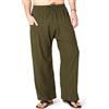 PANASIAM E-Fisher-Pants, Cotton, Unicolor Olive, L