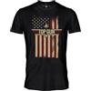 Sabor srl Top Gun T Shirt Uomo e Donna Flag - Maglietta con Bandiera Americana, Maglia Stile Vintage Anni 80, Idea Regalo Fan Aviazione L