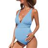 FEOYA Costume da Bagno Premaman per Donna Costumi Interi Costumi da Bagno per Gravidanza Spalline Regolabili Halter Bikini S