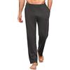 Uniexcosm Pantaloni da Notte Uomo Lunghi, Pigiama Lungo in Cotone Comodo, Pantaloni da Casa per Dormire Grigio Scuro XL