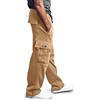 Fulidngzg Pantaloni Cargo Uomo Imbottiti Invernali Termico Gamba Dritta con Coulisse Vita e Cordino Polsini Tasche Multiple Pantaloni da Lavoro Eleganti Casual Comoda per Sport Tempo Libero Casa
