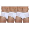 Fragi Slip Uomo in Puro Cotone Filo di Scozia Taglio Anatomico, Intimo Uomo in Cotone Elasticizzato, Made In Italy - Set da 3 (bianco, XL)
