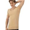 Fibershirts® Anti Sudore Shirt - Maglietta Anti-Macchia - Canottiera Anti Sudore - con ArmPads PRO & Trattamento Argento - Uomo - Scollo a V