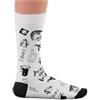 Sock Affairs Collezione di calzini musicali - Peace & Love Six String, Dead Kennedys Punk Not Dead - Regali per gli appassionati di musica, calzini in cotone, 2 misure, 36-40 e 41-46, Punk's Not Dead,