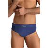 o-day Liabel Slip Uomo in Microfibra Senza Etichetta (Confezione da 6) Mutande Uomo Cotone Elastico Intimo Uomo Made in Italy