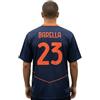 Generico Terza Maglia Barella 23 Grigio Arancione Replica Stadio autorizzata 2025-2026 Regalo per Tifosi Calcio Taglie da Bambino e Adulto
