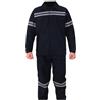 XIAGPAT Set di Abbigliamento Da Lavoro in Cotone per Uomo Giacca Da Saldatore Riflettente con Maniche Lunghe Pantaloni con Tasche Oblique Tasche Sul Petto Potenziate(XL)