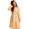 BLUMIS® Accappatoio da donna | Heavy Waffle pique 250 GSM, cotone certificato OEKOTEX, traspirante, ad asciugatura rapida, ideale per sauna e spa, elegante taglio kimono