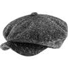 Classic Italy - Cappellino Piatto, Berretto Gatsby Classic Marsigliese - Size 59 cm - 805-gris-fonce