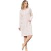 SNELLY Camicia da Notte Autunno Inverno Donna Caldo Cotone Interlock, CL503