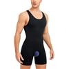 Gotoly Compressione Uomo Shapewear Bodysuit Snellente Intimo Modellante Full Body Shaper con Pantaloncini da Gamba Dimagrante Fascia Pancia Fitness Canottiera