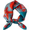 LumiSyne Sciarpe Di Seta Donna Piccolo Foulard Quadrato Stampa Di Cavalli Motivo Paisley Morbido Leggera Bandane Fascia Per Capelli Fazzoletto Wristband Decorazione Copricapo