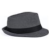 FBBULES Cappello Fedora a Tesa Larga Stile Gangster Elegante Jazz Trilby Cappelli e Cappellini Classico Cappello in Feltro Ripiegabile in Viaggio Cappelli Panama per Uomo Donna