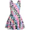 Berich Costume da bagno intero per ragazze, con gonna, senza maniche, costume da bagno per adolescenti, 5-12 anni