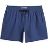 maamgic Costume da bagno da uomo da 12,7 cm, ad asciugatura rapida, pantaloncini da spiaggia elasticizzati, con fodera in rete e tasche con cerniera