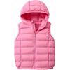 SK Studio Ragazza ragazzo Gilet Piumini Cappotto Con Cappuccio Imbottito Senza Manica da Bambini Zip Up Giubbotto Invernale