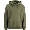 JACK & JONES Uomo Hoodie Basic Soft Sweat Hood Maglione con Cappuccio
