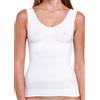 SLIMCELL Gambetti Canottiera Contenitiva Donna Anticellulite - Intimo Modellante Donna Pancia Piatta, Intimo Contenitivo in Microfibra Effetto Massaggiante Shapewear - Made in Italy