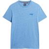 Superdry Maglietta da Uomo Vintage con Logo EMB Tee, Fresh Blue Grit, L