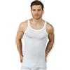 VP PINUCCIO VENEGONI Set 2 Canottiera Uomo Cotone Filo di Scozia Spalla Stretta | Canotta Uomo Bianca Intima, Cuciture Piatte, Filato Certificato, Traspirante, Lavabile in Lavatrice, Made in Italy