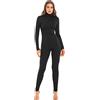 YiZYiF Tuta Sportivo da Donna Intera Aderente a Maniche Lunghe Jumpsuit Abbigliamento Bodysuit con Zip Abbigliamento Casual per Ginnastica Danza Yoga Palestra Corsa Tracksuit