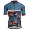 louizumify Maglia da Ciclismo da Uomo con 3 Tasche, Traspirante e con Schermo Solare, ad Asciugatura Rapida,