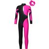 Freebily Body da Ginnastica Artistica Bambina Maniche Lunghe Balletto Leotards Body Danza Classica Ballerina Tuta da Pattinaggio Artistico Bodysuti da Allenamento Dancewear Rosa caldo 11-12 anni
