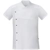 GIBLOR'S Giacca Cuoco/Chef Manica Corta, abbottonatura Laterale, Bottoni a Pressione (S)