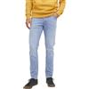 JACK & JONES Glenn, jeans da uomo slim fit, tessuto elasticizzato ad alta preformance, comfort per tutto il giorno, pantaloni in denim con bottoni, Azzurro, W36 / L34