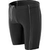 Aquarti Calzoncini da Bagno Uomo Sportivi Lunghi, Nero/Grigio, XXL