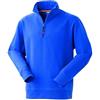Generico Rossini HH192 Grabby Felpa da Lavoro Unisex 100% Cotone Collo Alto Chiuso con Cerniera parasudore Interno Polsi Fascia girovita in Maglia (IT, Testo, L, Regular, Regular, Azzurro Royal)