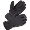 SKYDEER Guanti invernali con morbida pelle di cervo camoscio termico pile polare, caldo isolamento Thinsulate 3M (SD8661T), Nero , XL