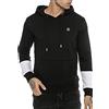 RED BRIDGE Felpa con Cappuccio Maglia da Uomo in Cotone Zipped Hooded