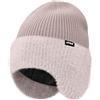 ATNKE Maglia Beanie Cappello con Paraorecchie per Uomo e Donna, Elasticizzato Spesso Caldo Pile Foderato Usato Tutti Giorni Inverno Morbido con Risvolto Lana Teschio Berretto Regali/Smoky Gray