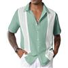 CTU Camicie da bowling da uomo a maniche corte vintage con stampa abbottonatura hawaiana camicie per le vacanze da uomo M-3XL