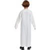pvucpot Ragazzi musulmani Robe Bambini Abaya Caftano Abbigliamento da preghiera islamica Arabo Medio Oriente Dubai Manica Lunga Jubba Thobe Zip Vestiti Moda