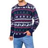 Gyabnw Maglione Natalizio Uomo in Maglia Girocollo | Pullover caldo, design natalizio, modello casual per inverno, feste e idee regalo