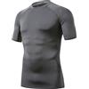 LAFROI CLY08 - Maglia a Compressione da Uomo a Maniche Corte UPF 50+, Uomo