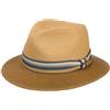 Stetson Romaro Toyo Traveller Cappello di Paglia Uomo in Viscosa Protezione UV 40+ Tesa Larga Nastro Decorativo Primavera Estate