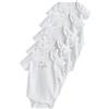 NEXT Unisex Bambino Confezione da 5 body a maniche corte per neonati White Character 12 Mesi-18 Mesi