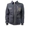 Aeronautica Militare Giubbino Giacca Pilot AM1380 da uomo, giubbotto misto poliamide, viscosa e lana, Frecce Tricolori (IT, Testo, XXL, Regular, Regular, 08395 Blu)