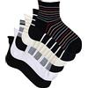 Ciocca Scatola Regalo 6 Paia Calze Donna Fantasia in Fresco Cotone - Calzini Colorati e Confortevoli