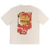 Peroni T-Shirt Unisex DECALC, Maglietta a Maniche Corte in Cotone Organico (IT, Testo, L, Regular, Regular, off White)