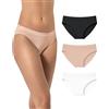 Risalti Slip Donna Bamboo Morbide Senza Cuciture 3 Pz