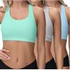 wirarpa Reggiseno Senza Ferretto Donna Cotone Senza Imbottitura 3 pz | Racerback Bralette, Spalla Larga, Sostegno Leggero, Confortevole Traspirante Intimo