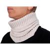 Marenza Scaldacollo Misto Cashmere Uomo Donna Made In Italy Sciarpa Anello Cappellino Cachemire Invernale Unisex Lana Merino Nero Grigio Bianco Beige Scialle Taglia Unica Pashmina Coprispalle (Beige Chiaro)